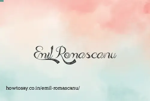 Emil Romascanu