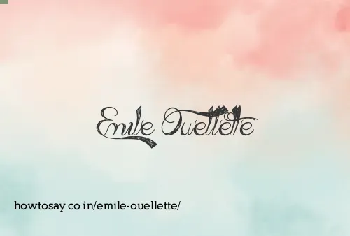 Emile Ouellette