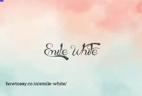 Emile White