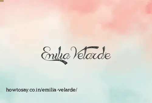 Emilia Velarde