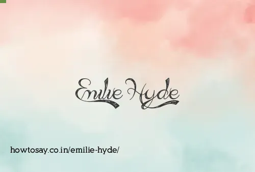 Emilie Hyde