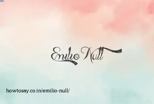 Emilio Null