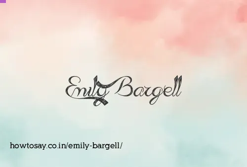 Emily Bargell