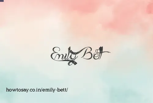 Emily Bett