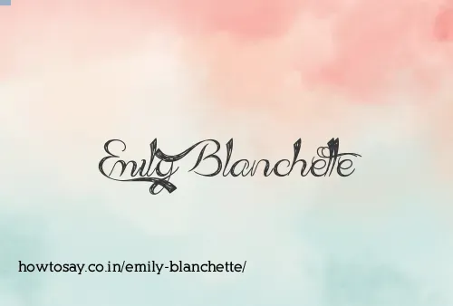 Emily Blanchette