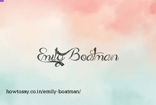 Emily Boatman
