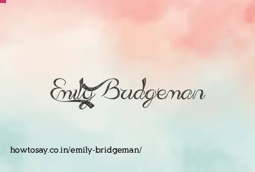 Emily Bridgeman
