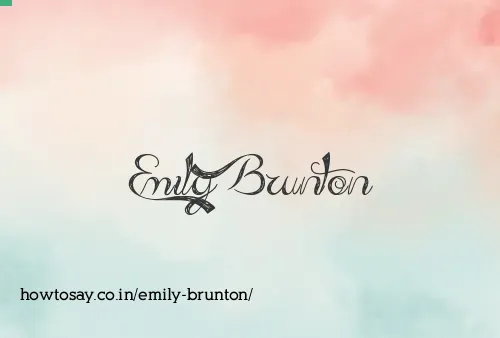 Emily Brunton