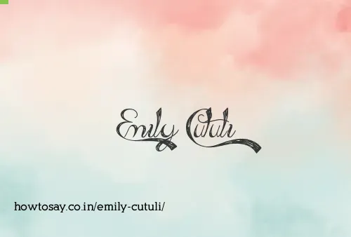 Emily Cutuli