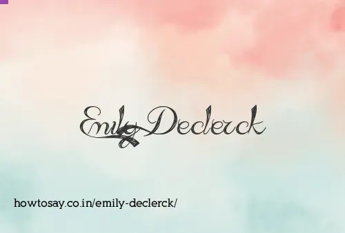 Emily Declerck