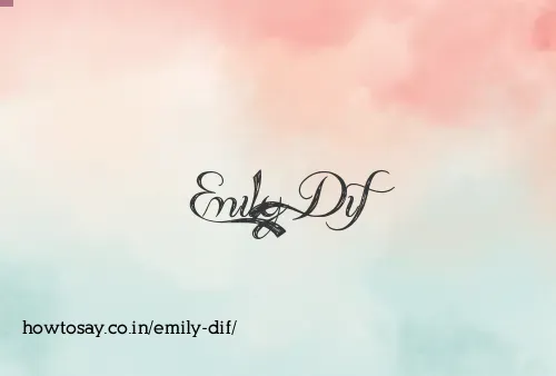 Emily Dif