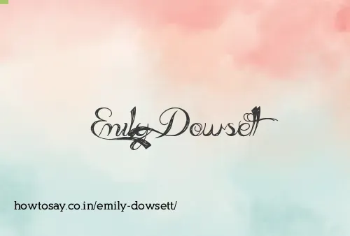 Emily Dowsett
