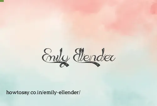 Emily Ellender