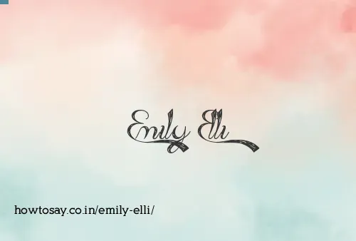 Emily Elli