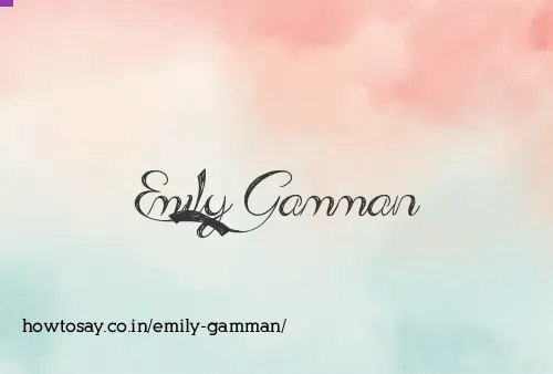 Emily Gamman