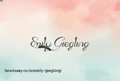 Emily Giegling