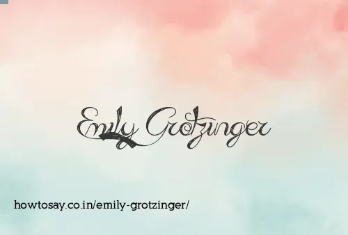 Emily Grotzinger