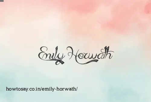 Emily Horwath