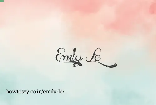 Emily Le