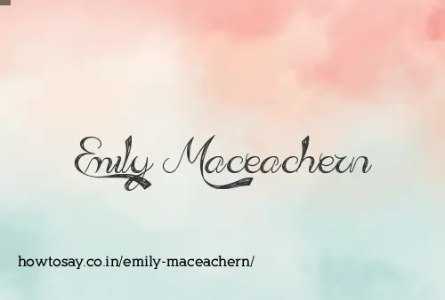 Emily Maceachern