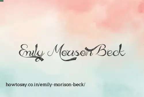 Emily Morison Beck