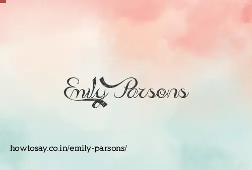 Emily Parsons