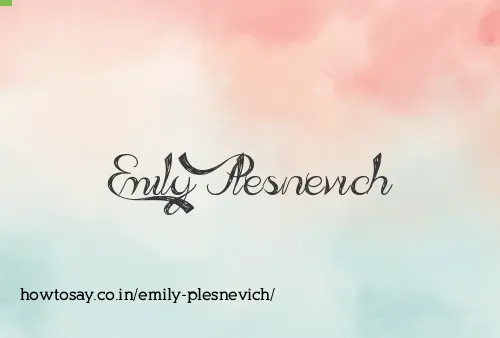Emily Plesnevich