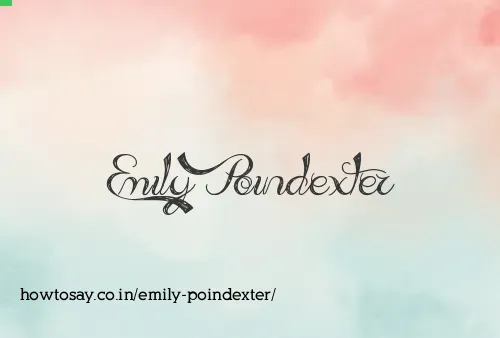 Emily Poindexter
