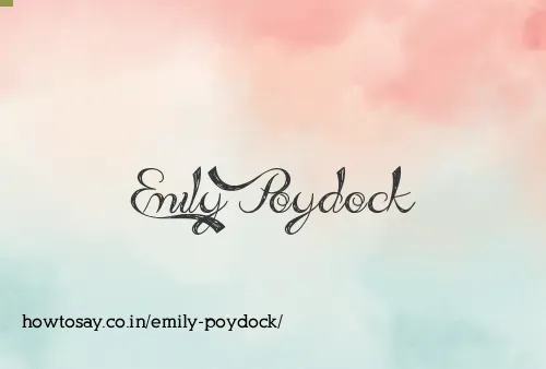 Emily Poydock