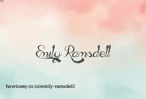 Emily Ramsdell