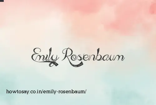 Emily Rosenbaum