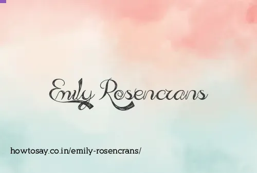 Emily Rosencrans