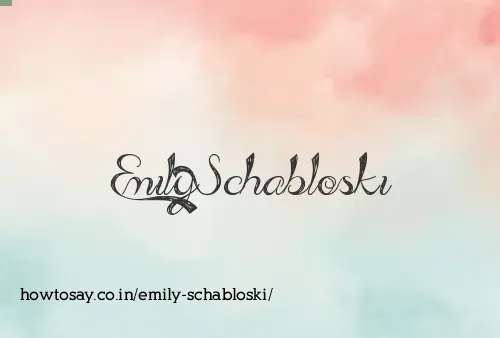 Emily Schabloski