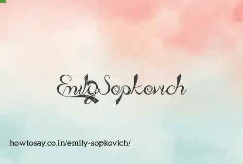 Emily Sopkovich