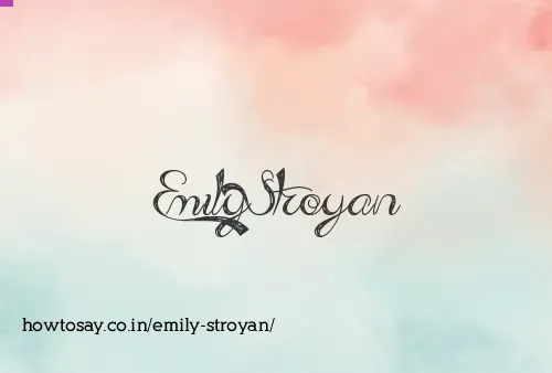 Emily Stroyan