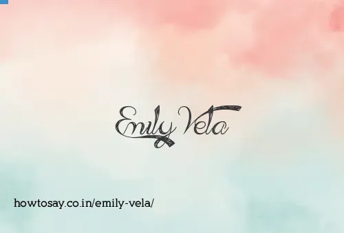 Emily Vela