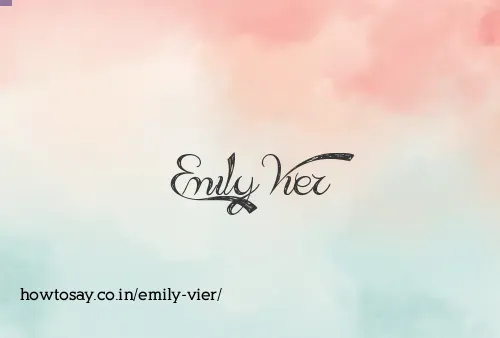 Emily Vier