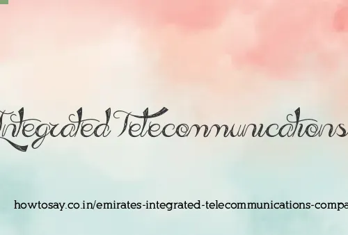 Emirates Integrated Telecommunications Company