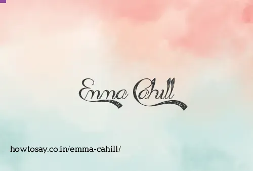 Emma Cahill