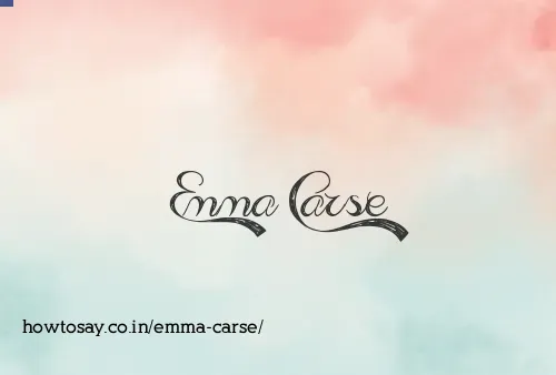 Emma Carse