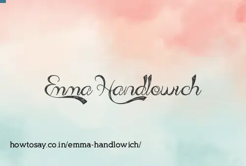 Emma Handlowich