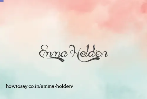 Emma Holden
