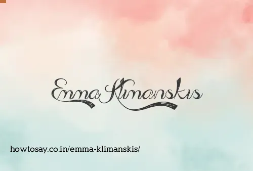 Emma Klimanskis