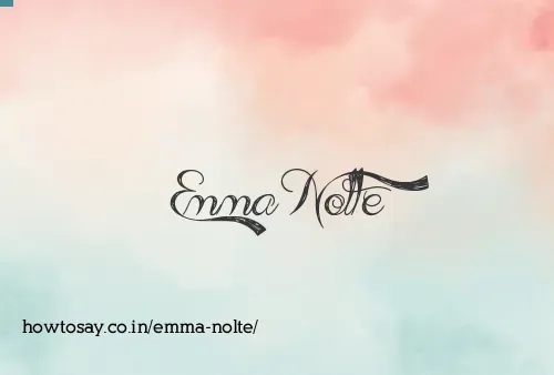 Emma Nolte