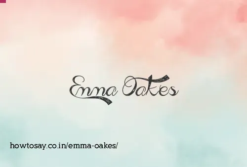 Emma Oakes