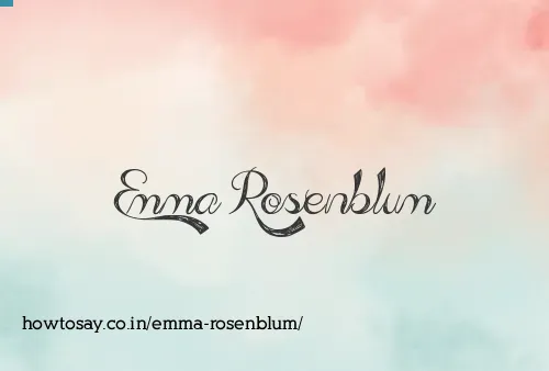 Emma Rosenblum