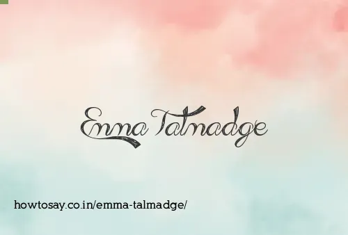 Emma Talmadge