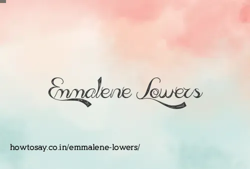 Emmalene Lowers