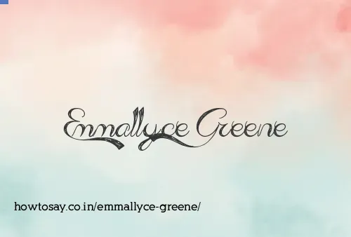 Emmallyce Greene