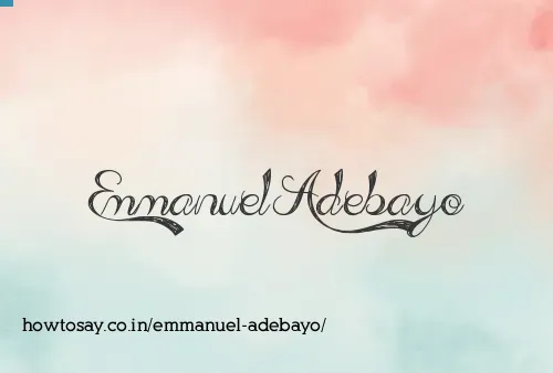 Emmanuel Adebayo